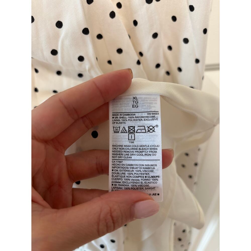 Old Navy XL Polka Dot Ruffle Sleeve Cami Dress - Picture 8 of 9